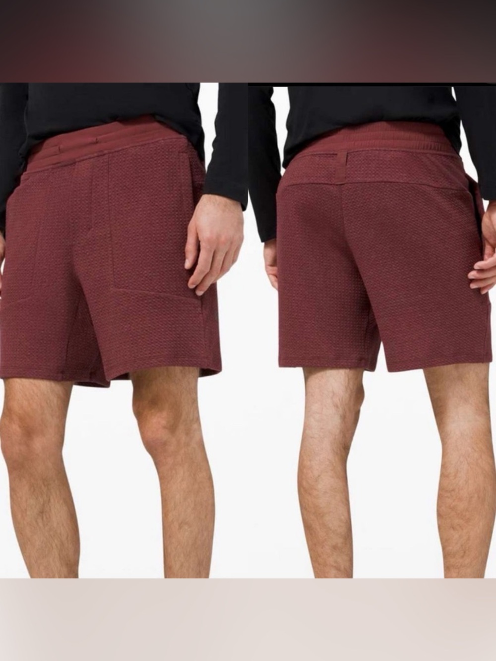 Lululemon At Ease Short 7" in Heathered Savanna Size XL